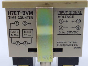 OMRON H7ET-BVM Counter Input Signal Voltage 5-30 VDC
