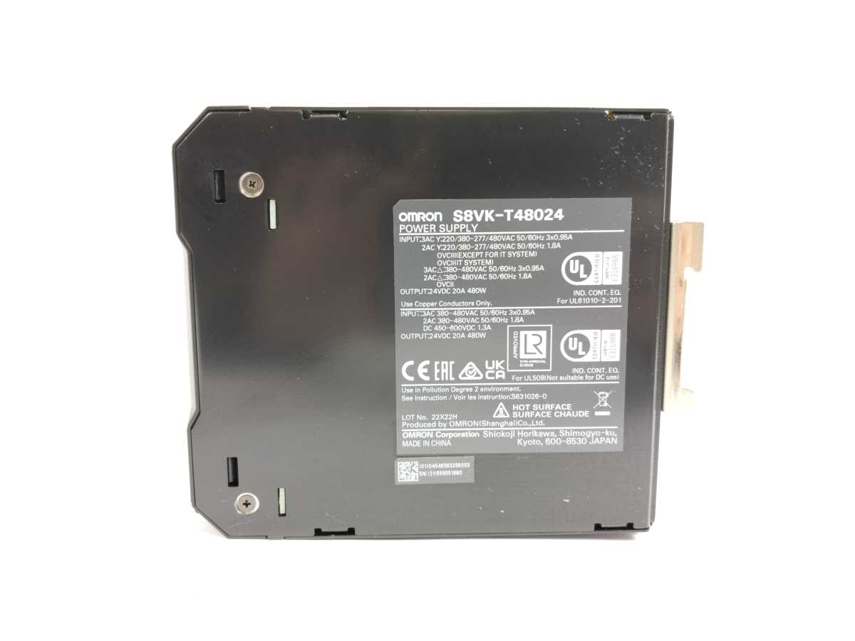 OMRON S8VK-T48024 Power Supply 24VDC 20A 480W