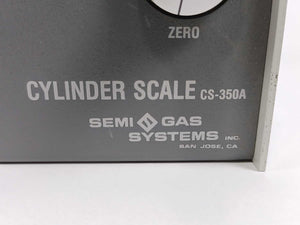 Semi Gas Systems CS-350A Cylinder Scale