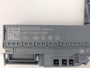 Siemens 6ES7134-6JD00-0CA1 Analog Input Module w/ 6ES7193-6BP00-0BA0