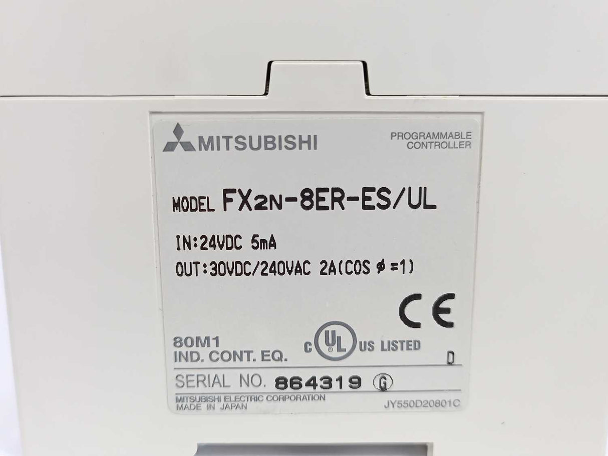 Mitsubishi FX2N-8ER-ES/UL Digital I/O Module