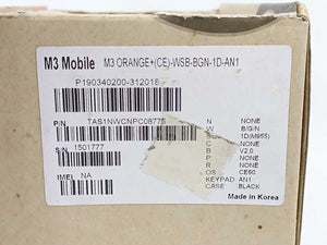 M3 Mobile Co. U7XM3ORANGE Portable Data Collection Terminal w/ Docking Cradle