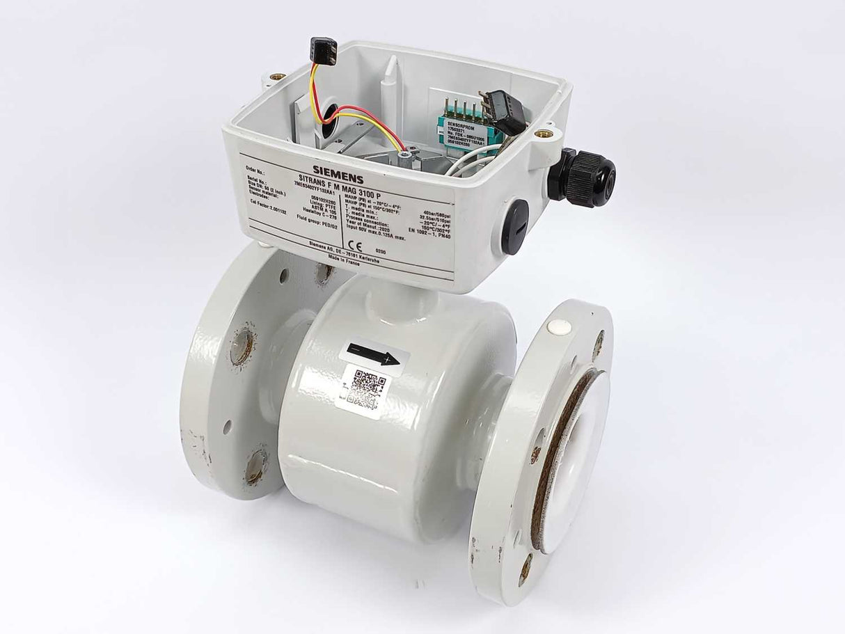 Siemens 7ME63402YF132AA1 SITRANS F M MAG 3100 P Flow Sensor with chip