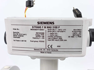 Siemens 7ME63402YF132AA1 SITRANS F M MAG 3100 P Flow Sensor with chip