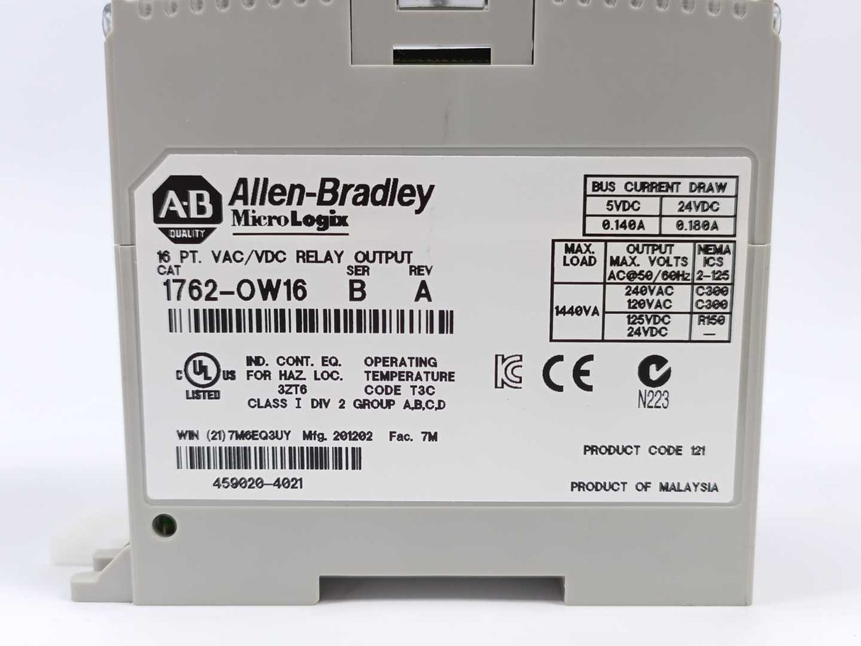 AB 1762-OW16 Ser. B Relay Output Module