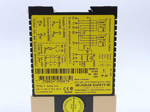 Jokab Safety VITAL1 24VDC Safety Unit, Ver. H