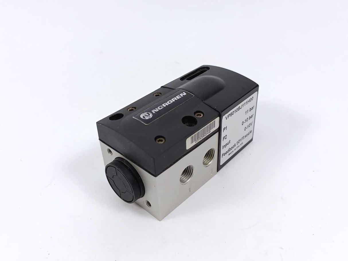NORGREN VP5010BJ111H00 Pressure Control Valve, G1/4, 0-10 bar, 0-10 V