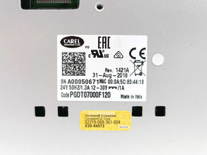 Carel PGDT07000F120 Touch PGD HMI