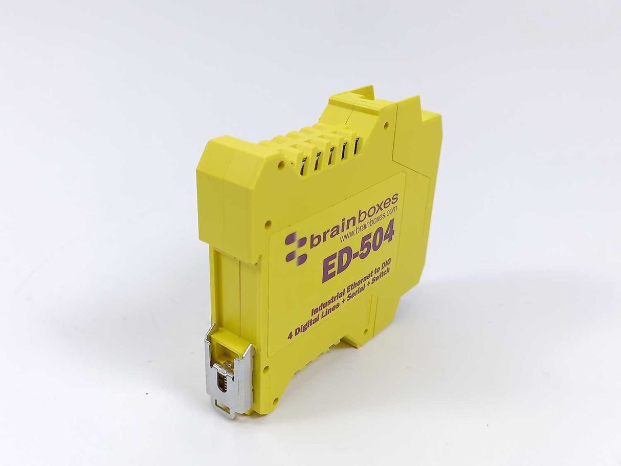 brainboxes ED-504 Industrial Ethernet to DIO 4 Digital Lines + Serial + Switch