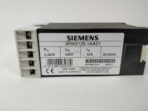 Siemens 3RW2125-1AA01 Solid-state motor starter