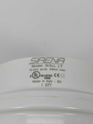 Sirena 90348 Base LT wall V12/24DAC white