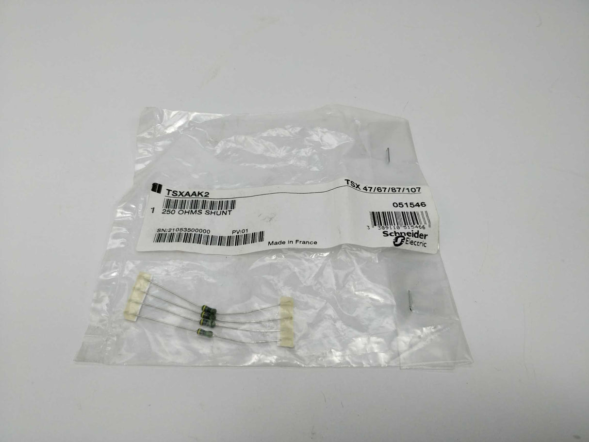 Schneider TSXAAK2 250 Ohms shunt resistor 4 Pcs