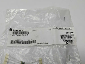 Schneider TSXAAK2 250 Ohms shunt resistor 4 Pcs