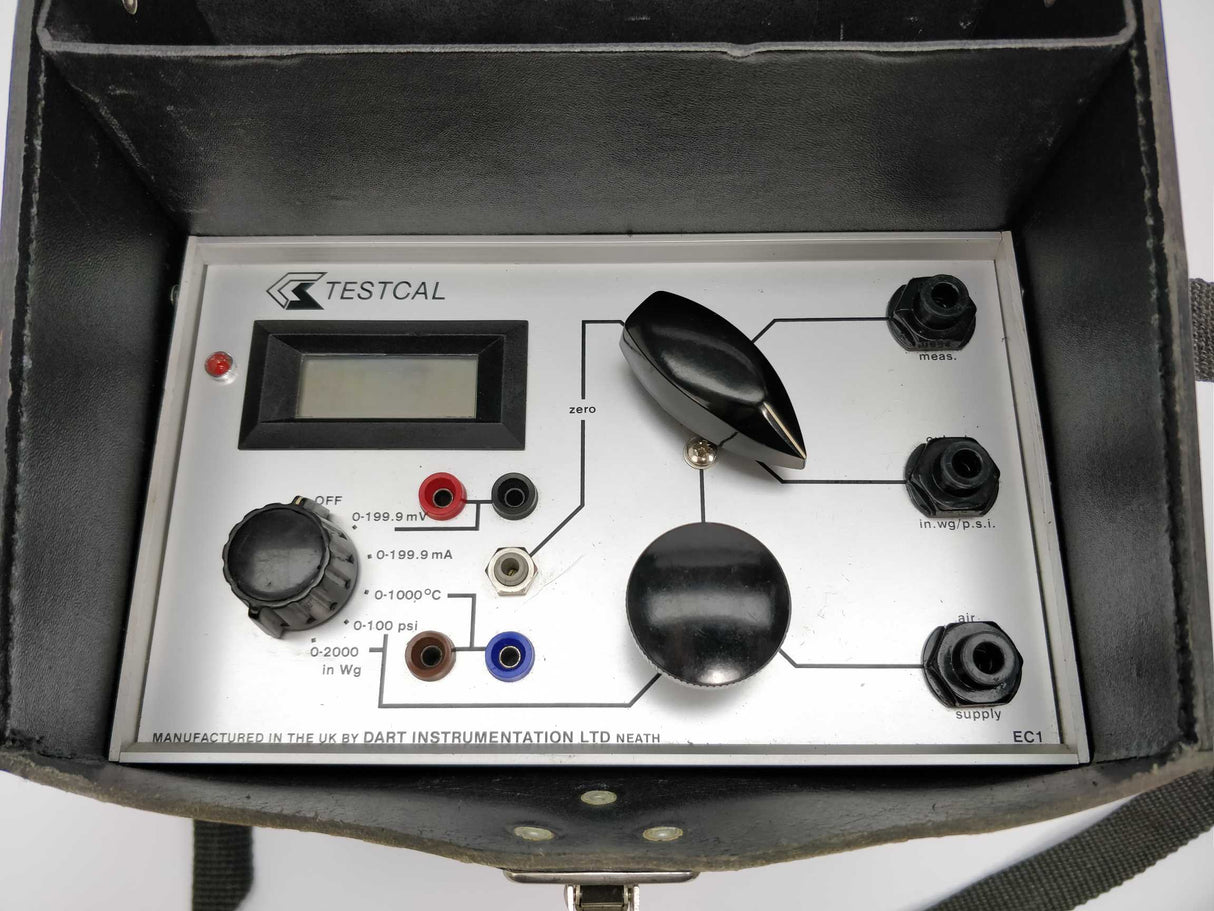 Dart Instrumentation EC1 Testcal serial no. 1038