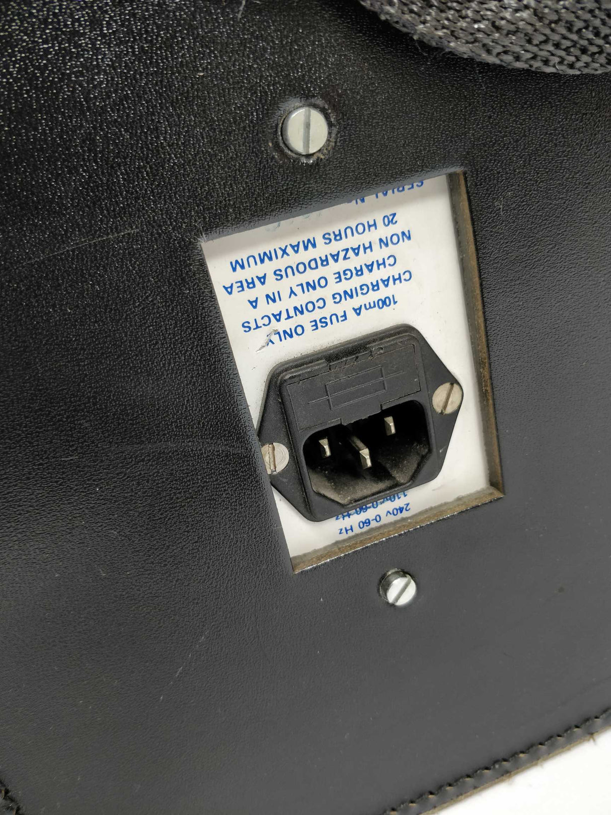 Dart Instrumentation EC1 Testcal serial no. 1038