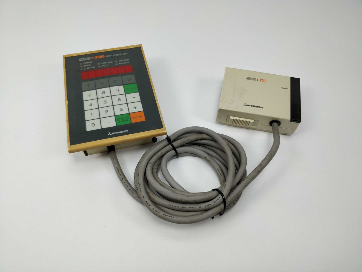 Mitsubishi MELSEC F-20DU with MELSEC F-20DF DATA ACCESS UNIT