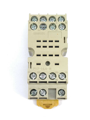 OMRON MY4IN1 Relay, plug-in, 14-pin, 4PDT, 5 A + PYF-14A-N