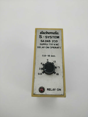 Electromatic SA 245 220 Delay On Operate Timer