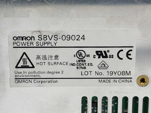 OMRON S8VS-09024 Out 24V 3,75A  Power Supply