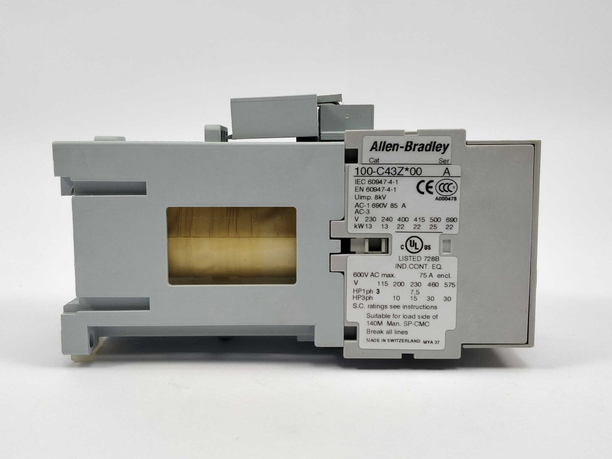 AB 100-C43Z*00 100-C Contactor Ser. A