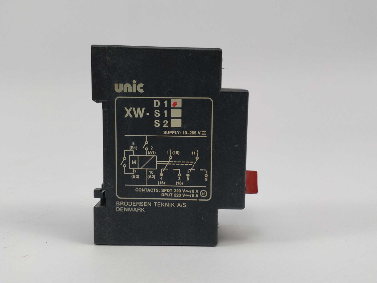 BRODERSEN UNIC XW-D1 Control System Relay Unic