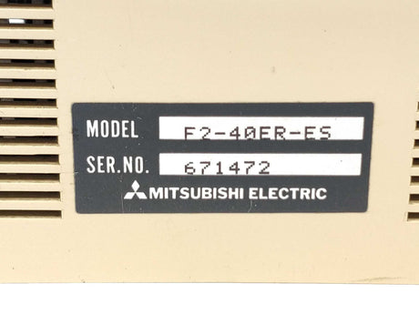 Mitsubishi F2-40ER-ES Programmable Controller