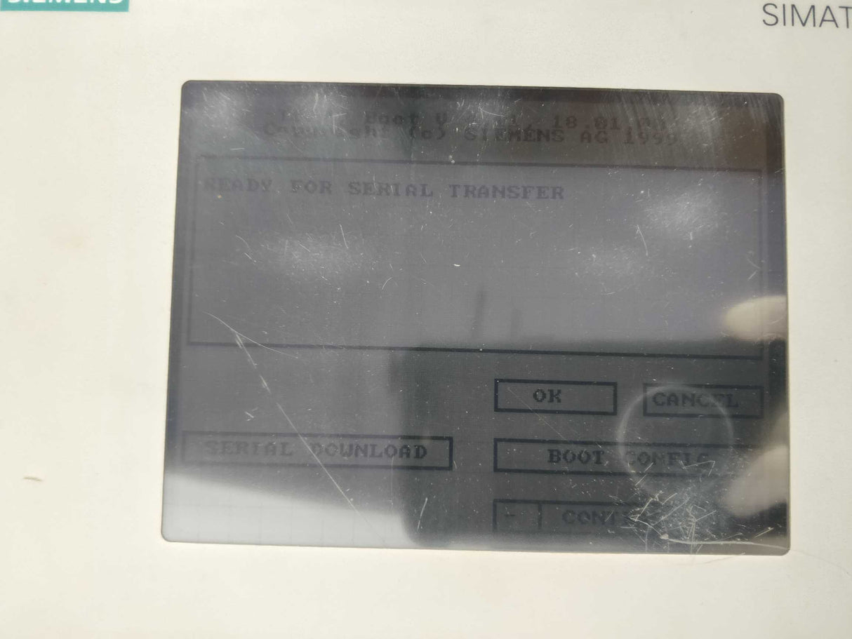 Siemens 6AV3627-1NK00-2AX0 Touch Panel TP27 Mono A.01