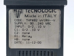 Tecnologic THP 482 WV1RH--V Digital temperature Controller