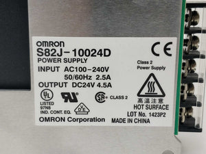 OMRON S82J-10024D PSU AC100-240V. 24VDC 2.5A