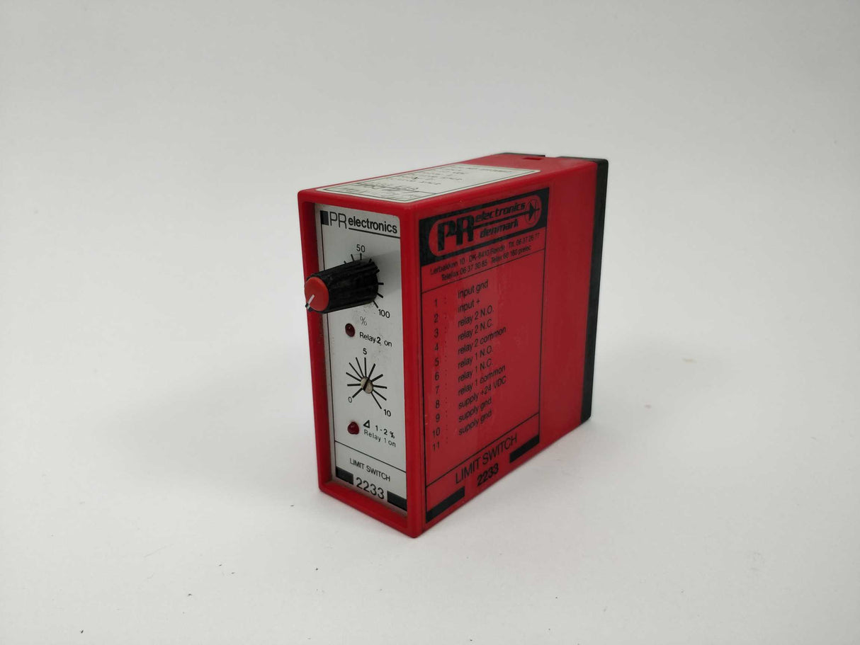 PR Electronics 2233 E1A Limit Switch