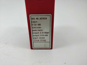 PR Electronics 2214 E1B1 Hold/Peak/Delay Transmitter