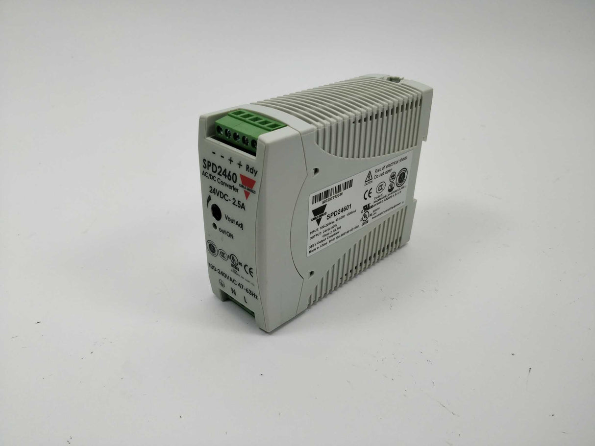 Carlo Gavazzi SPD24601 AC/DC Converter. 100-240 VAC to 24VDC 60W