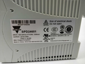 Carlo Gavazzi SPD24601 AC/DC Converter. 100-240 VAC to 24VDC 60W