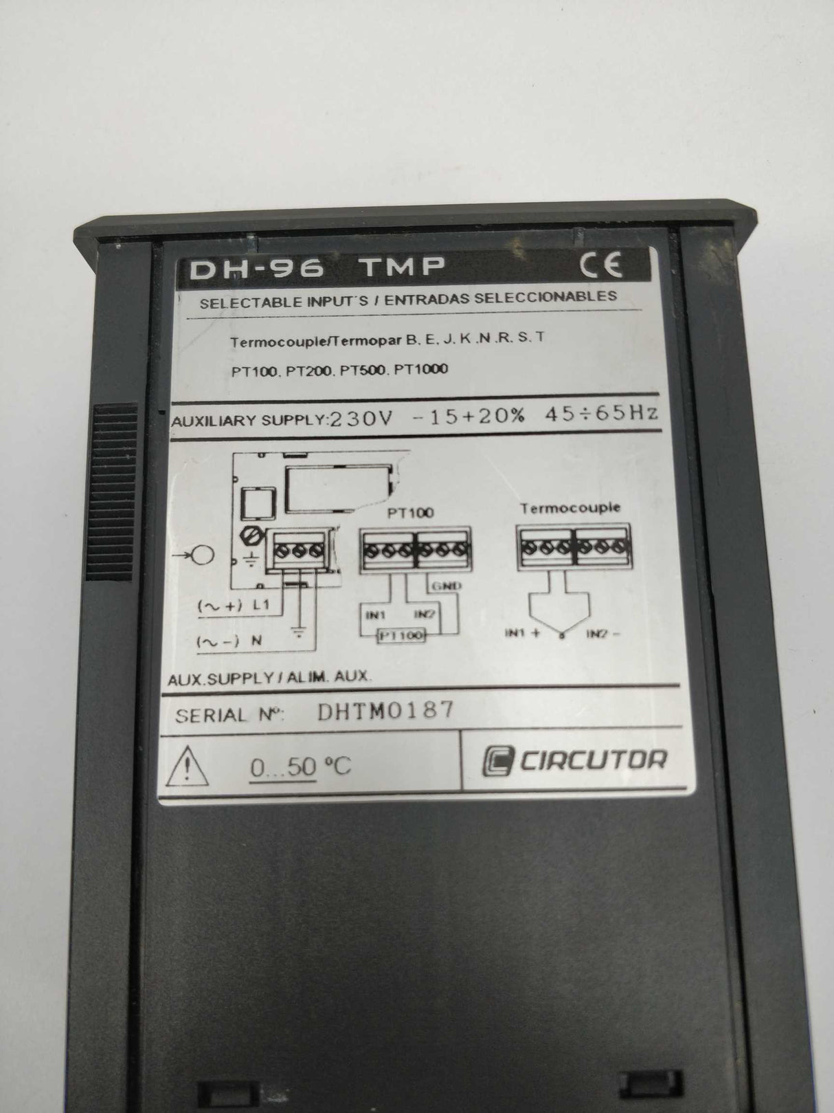 Circutor DH-96 TMP Temperature Indicator