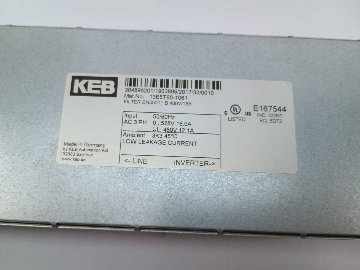 Keb 13E5T60-1061 EMI Filter