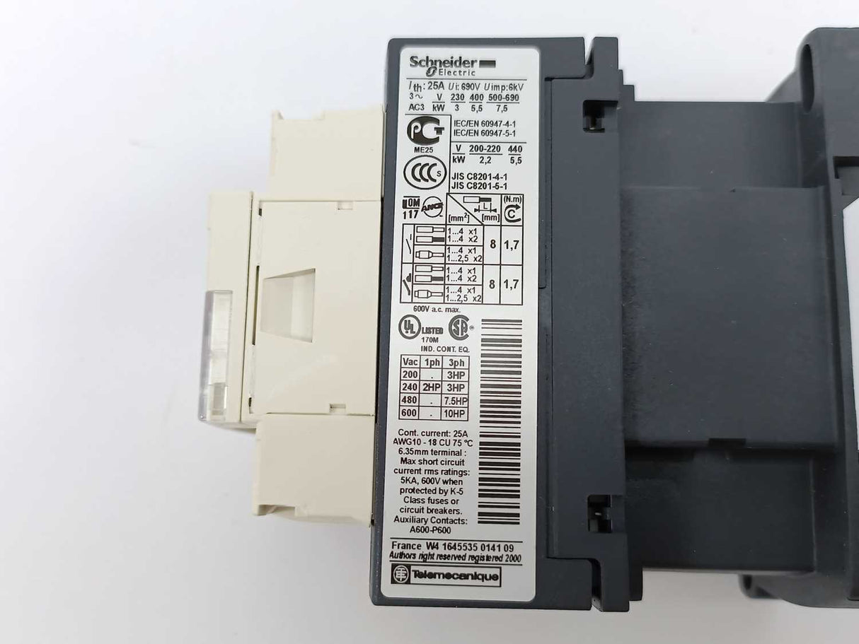 Schneider Electric LC1D12B7 TeSys