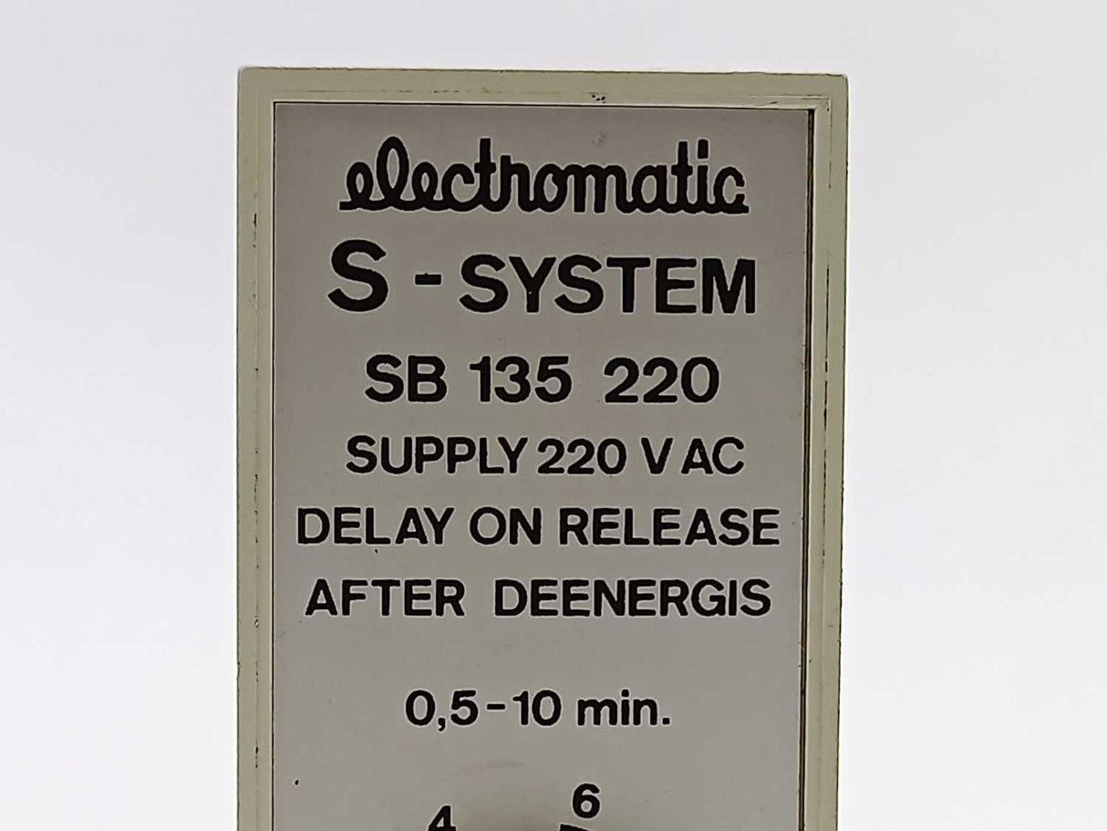 Electromatic SB 135 220 / SB135220 S-System 220 VAC