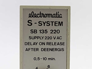 Electromatic SB 135 220 / SB135220 S-System 220 VAC