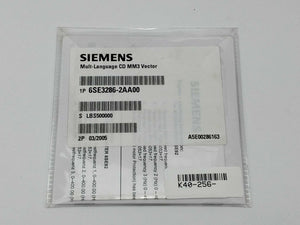 Siemens 6SE3286-2AA00 Multi-language CD MM3 vector