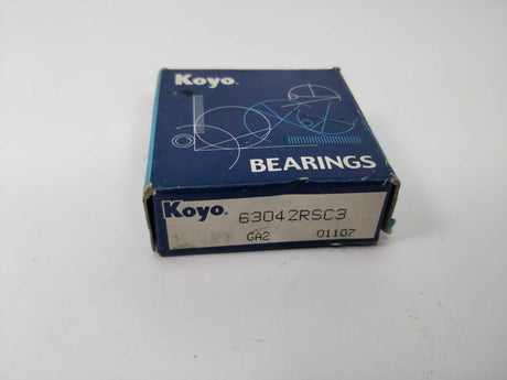 Koyo 63042RSC3 Rubber Sealed Deep Groove Ball Bearing