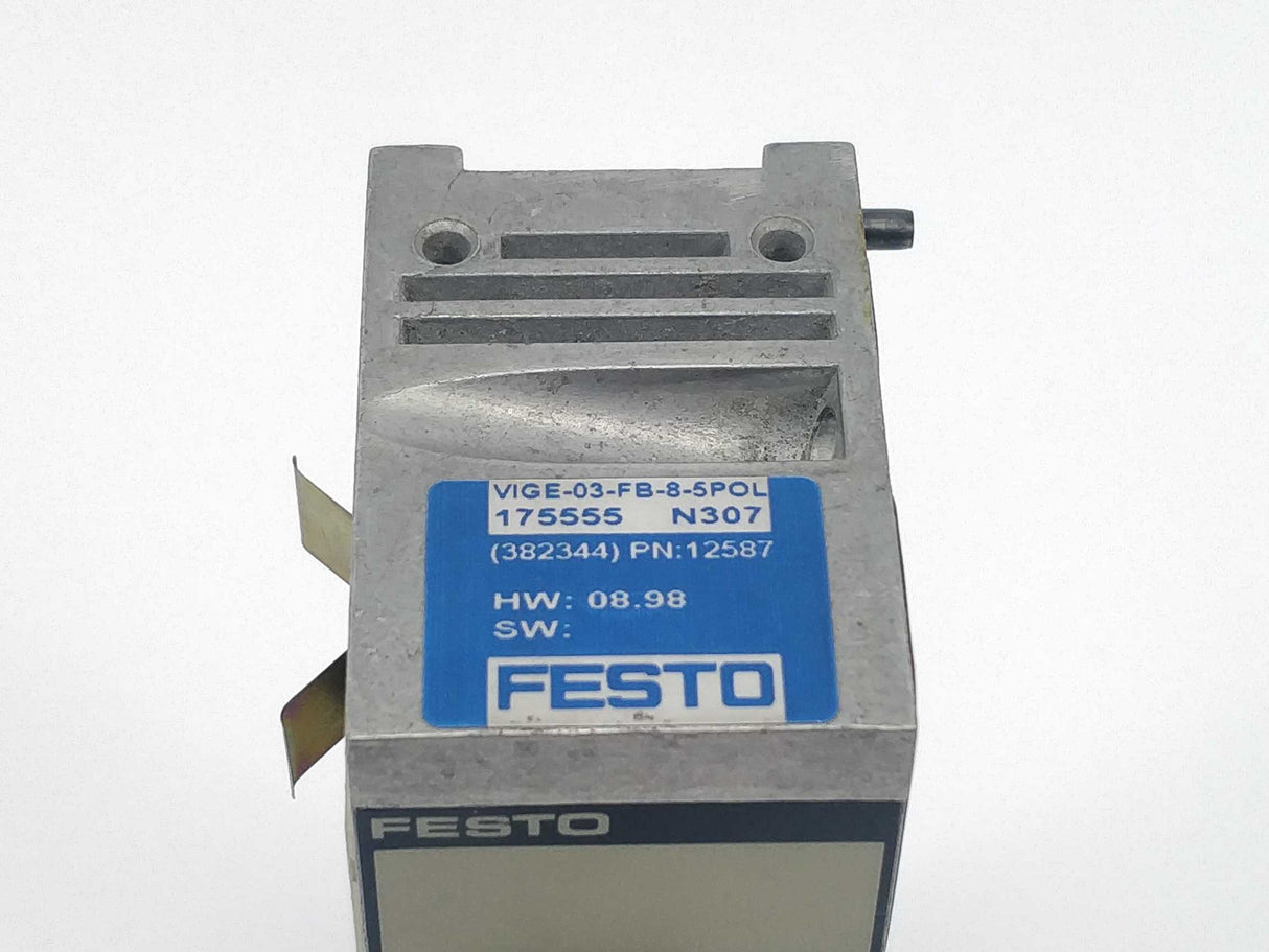 Festo 175555 Pneumatic Input Module VIGE-03-FB-8-5POL