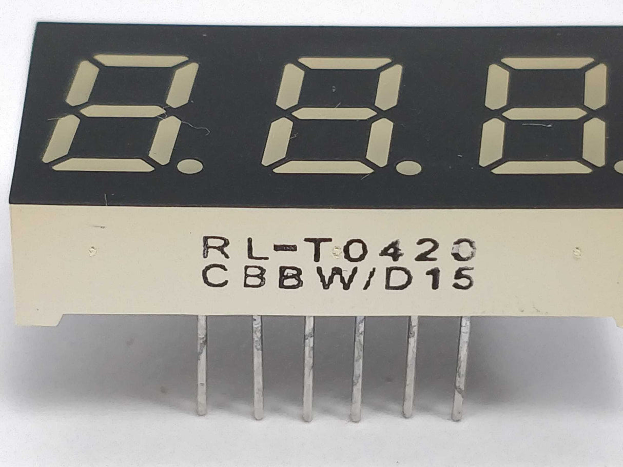 RL-T0420 CBBW/D15 7 segment led display