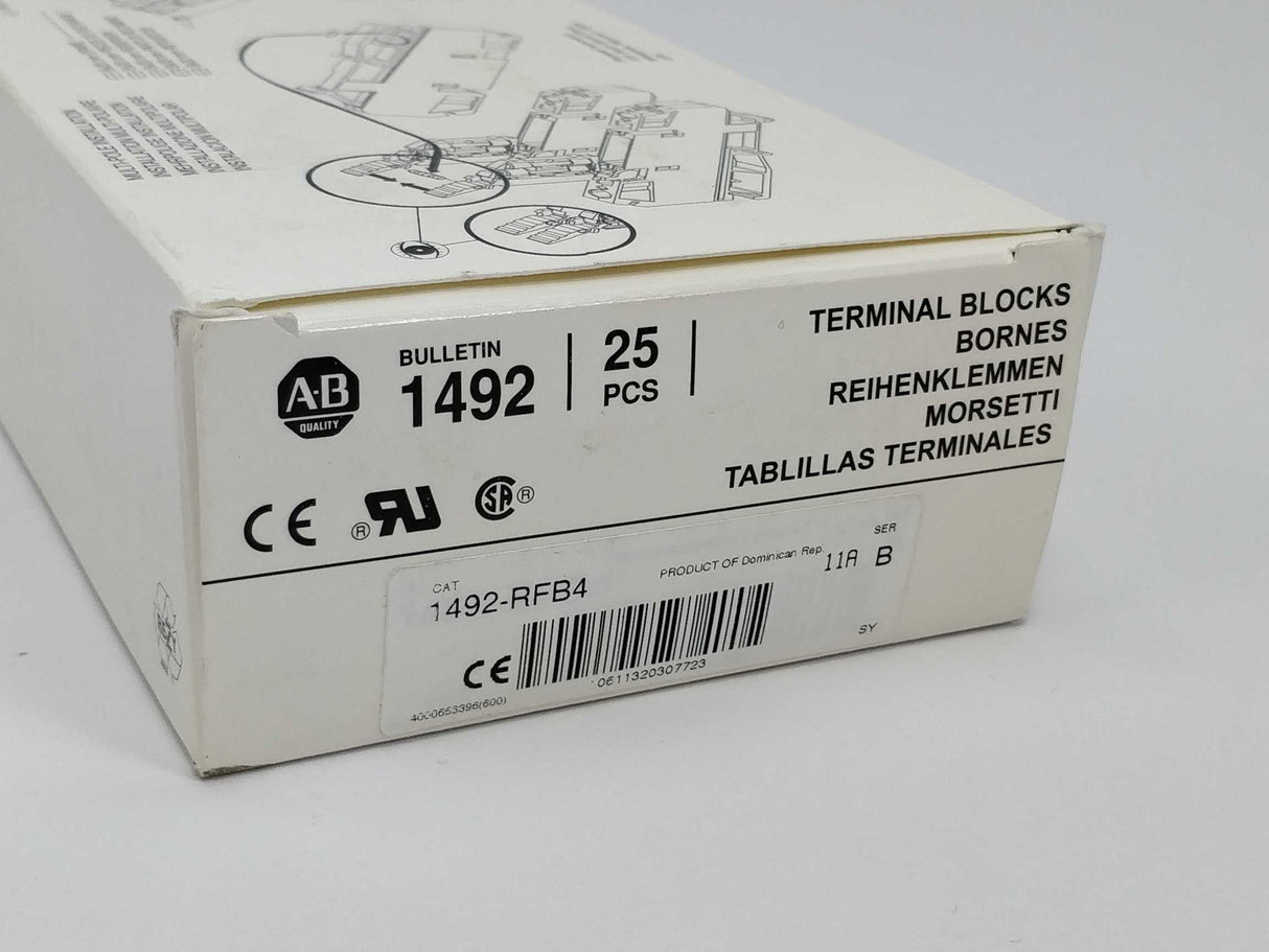 ALLEN-BRADLEY 1492-RFB4 Terminal block ser.B