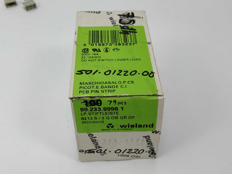 Wieland 99.233.9996.1 PCB pin header 79pcs