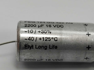 RIFA PEG 124 GG 422 AQ Capacitor 2200uF 16VDC