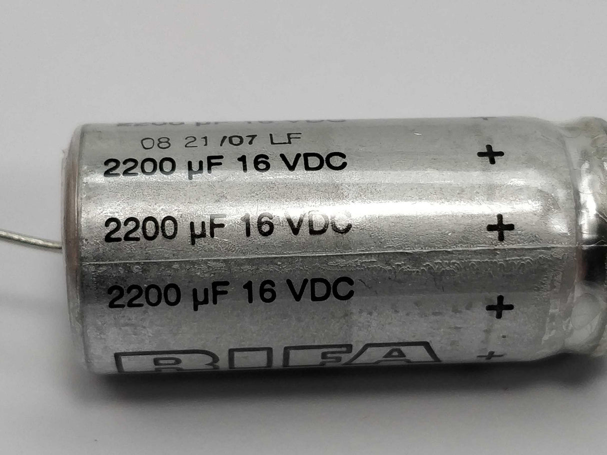 RIFA PEG 124 GG 422 AQ Capacitor 2200uF 16VDC