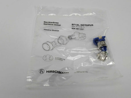 Hirschmann EF12L OCTOPUS Industrial ETHERNET Connector  25 Pcs.