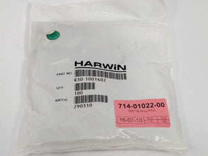 Harwin R30-1001602 16.00mm M3 Metric Threaded Brass Spacer 100 Pcs.