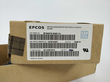 Epcos S07K50 METAL-OXIDE VARISTOR. 480 Pcs