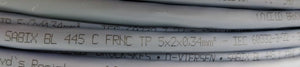 SAB SABIX BL 445 C FRNC TP Halogen-free data cable 5x2x0,34 400m